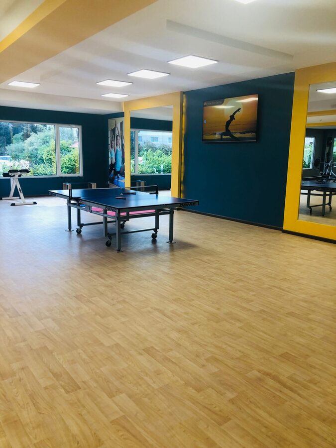 A bookable conference room